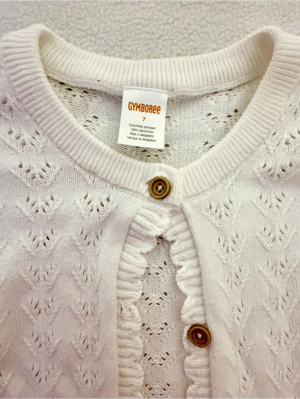 Gymboree Eyelet Cardigan
